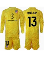 Otroške Nogometnih dresov Atletico Madrid Jan Oblak #13 Vratar Tretji 2024-25 Dolgi rokavi (+ hlače)
